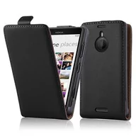 Etui i futerały do telefonów - Nokia Cadorabo - Flip Style für Lumia 1520 - Case Cover Schutzhülle Etui Tasche in KAVIAR-SCHWARZ - miniaturka - grafika 1