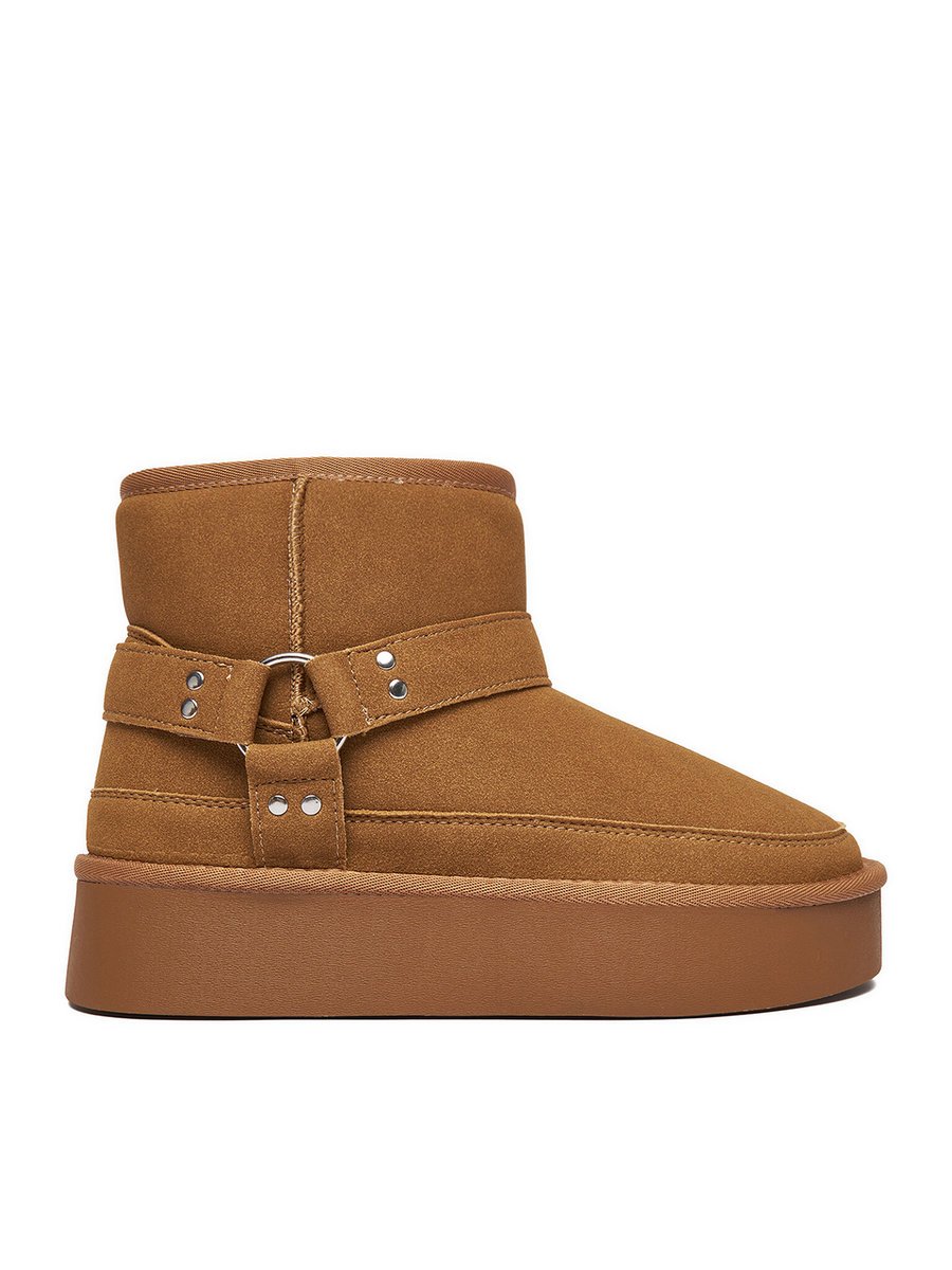 Jenny Śniegowce Damskie Brązowy JENNY-CEO-HY67011-1 Camel