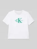 Koszulki dla chłopców - T-shirt z detalem z logo model ‘OTTOMAN’ - miniaturka - grafika 1