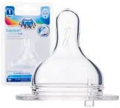 Smoczki do butelek - CANPOL BABIES SMOCZEK SILIKONOWY DO BUTELKI SZEROKI +3m - miniaturka - grafika 1