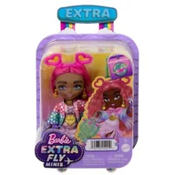 Lalki dla dziewczynek - Lalka Barbie Extra Fly Minis Hippie HPB19 - miniaturka - grafika 1