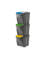 Kosze na śmieci - Prosperplast Kosz na śmieci SORTIBOX IKWB20S3-405U kolor szary - miniaturka - grafika 1