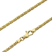Łańcuszki - Ekskluzywny łańcuszek złoty królewski 585 14karat 3mm - miniaturka - grafika 1
