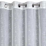 Firany - Firana gotowa na przelotkach ELSI 140x250 Eurofirany biały - miniaturka - grafika 1