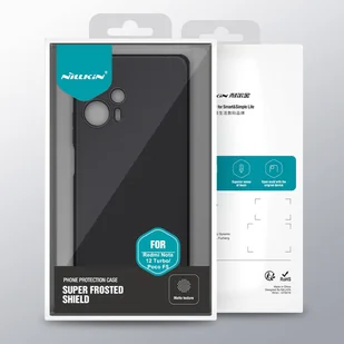 Pancerne etui Xiaomi Redmi Note 12 Turbo / Xiaomi Poco F5 pancerny pokrowiec Nillkin Super Frosted Shield Pro - czarne - Etui i futerały do telefonów - miniaturka - grafika 18