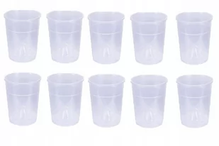 Doniczka produkcyjna 17 cm przezroczysta 10szt - Donice - miniaturka - grafika 1