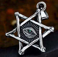 Wisiorki - zawieszka HEKSAGRAM - miniaturka - grafika 1