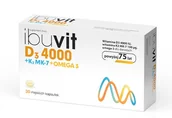 Witaminy i minerały - Ibuvit D3 4000 + K2MK-7 + Omega-3 30 Kapsułek - miniaturka - grafika 1
