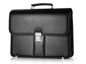 Teczki i aktówki - Solome, Aktówka, Thorn, czarna - miniaturka - grafika 1