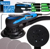 Narzędzia warsztatowe - Geko Szlifierka mimośrodowa bezszczotkowa 150mm 350W z regulacją prędkości 6 - miniaturka - grafika 1