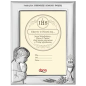 Ramki na zdjęcia - Ramka Srebrna Pamiątka I Komunii DS06/9O - miniaturka - grafika 1