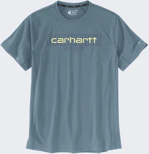 Koszulka Carhartt Force Mid Logo ThunderCloud - Koszulki męskie - miniaturka - grafika 1