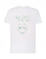 Koszulki męskie - T-Shirt męski nadruk 420 Smokers Rozm.XXL - miniaturka - grafika 1
