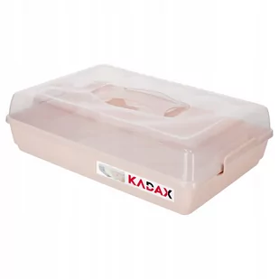 Pojemnik Pudło Na Ciasto Babkę Z Przykrywką Różowy - Pojemniki kuchenne Pojemnik Pudło Na Ciasto Babkę Z Przykrywką Różowy - Pojemniki kuchenne - miniaturka - grafika 1