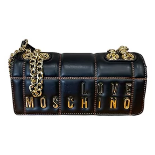 Love Moschino Jc4260pp0gkb00, torba na ramię damska, czarna, czarny - Torebki damskie - miniaturka - grafika 1