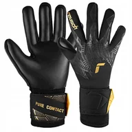 Piłka nożna - Rękawice Reusch Pure Contact Infinity Junior 54 72 700 7706 czarny 4 - miniaturka - grafika 1