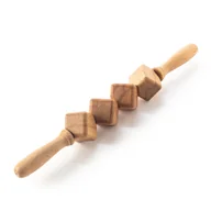 Akcesoria do masażu - antycellulitowy wałek do masażu wałek do kości narzędzie do masażu Maderoterapia drewniany 40 cm - miniaturka - grafika 1