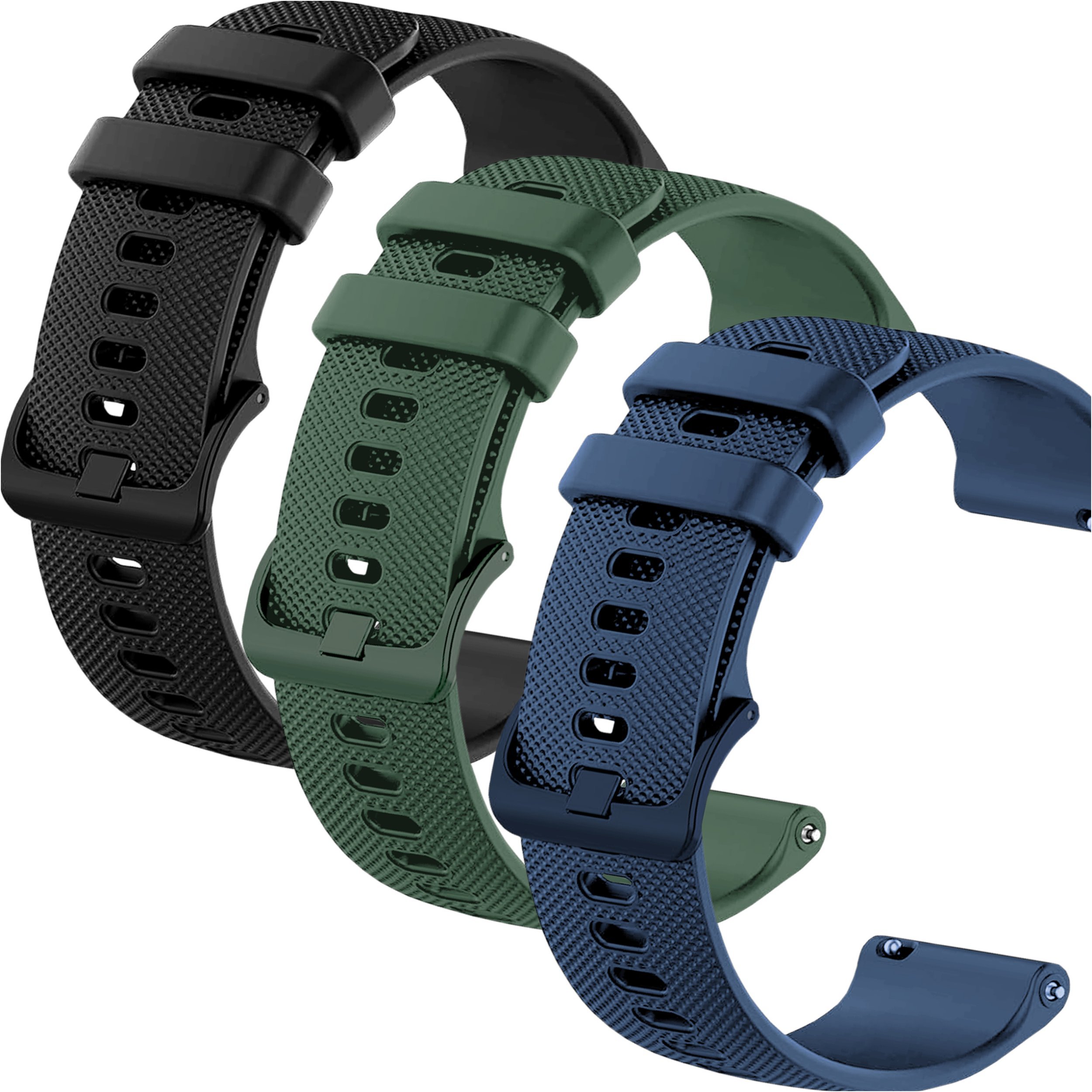 ChronSmarta Zestaw: 3x pasek ChronSmarta do smartwatch'a Huawei Watch GT 2 3 4 5 46mm pro 48mm gt2 gt4 gt5 sport
