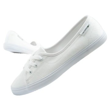 Buty trampki sportowe damskie Lacoste Median r.39 baleriny białe