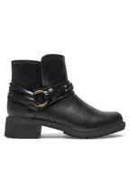 Botki damskie - Clarks Botki Hearth Kaylie 26179613 Czarny - miniaturka - grafika 1