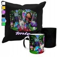 Gadżety dla niej i dla niego - ZESTAW KUBEK MAGICZNY ZMIENIAJĄCY KOLOR + POSZEWKA KOCI DOMEK GABI + IMIĘ - miniaturka - grafika 1