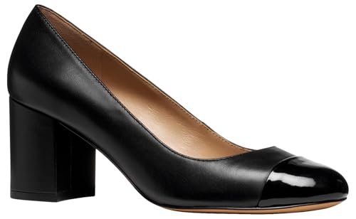 Geox Damski D VIRNILISA 65 czółenka, czarny, rozmiar 37,5 EU, czarny, 37.5 EU