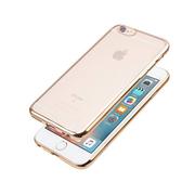 Etui i futerały do telefonów - Etui JCPAL dla iPhone 6 / 6s - Crystal TPU Plated Case (Gold) - miniaturka - grafika 1