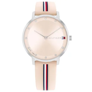 TOMMY HILFIGER DAMSKI BLUSH DIAL BLUSH SILIKONOWY ZEGAREK Z PASKIEM - 1782737, różowy/różowy silikon, pasek, różowy/różowy silikon, pasek, Rumieniec/różowy silikon, pasek - Paski - miniaturka - grafika 1