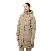 Kurtki damskie - Damski płaszcz puchowy Jack Wolfskin NORDLICHT COAT W anis - S - miniaturka - grafika 1