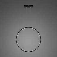 Lampy sufitowe - Lampa wisząca Ledowe okręgi No.1 X Φ80 cm in 4k czarna ściemnialna Altavola Design - miniaturka - grafika 1