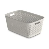 Pudła i pojemniki do przechowywania - Pojemnik OpenStore 45 l Basket ivory white 58 x 39,5 x 26,5 cm beżowy - miniaturka - grafika 1