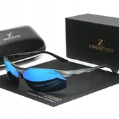 Okulary przeciwsłoneczne - Okulary Męskie Przeciwsłoneczne Polaryzacyjne Kingseven Etui Zestaw Uv Kat 3+ Etui - miniaturka - grafika 1