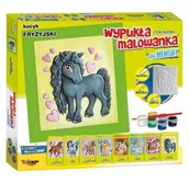 Zabawki kreatywne - Mirage Hobby Wypukła malowanka Kucyk Fryzyjski + gra memory - - miniaturka - grafika 1