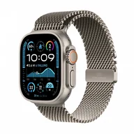 Smartwatch - Apple Watch Ultra 2 GPS + Cellular 49mm Tytan Naturalny z Bransoletą mediolańską L Naturalny - miniaturka - grafika 1