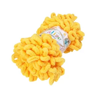 Alize, włóczka dziecięca Puffy 216, żółty - Pasmanteria - miniaturka - grafika 1