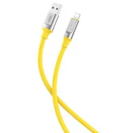 Kable USB - Kabel USB - Lightning XO NB251 6A 1 m Żółty - miniaturka - grafika 1