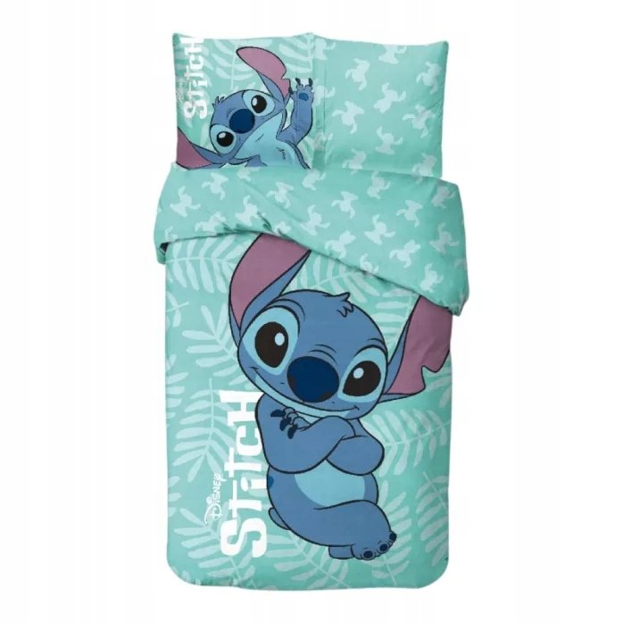 Pościel Lilo I Stitch Dziecięca 140X200 Disney Bawełniana Poszewka Komplet