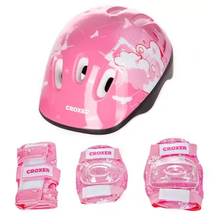 Kask Croxer Dream Pink M + Ochraniacze Fibre Pink M - Ochraniacze - miniaturka - grafika 1