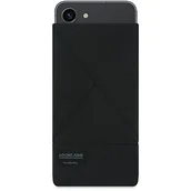 Etui i futerały do telefonów - Adore June Etui Triangle kompatybilne z Galaxy S24 / Galaxy S23 / Galaxy S22, eleganckie etui na telefon komórkowy z wytrzymałego materiału tekstylnego z efektem czyszczenia wyświetlacza, czarne - miniaturka - grafika 1