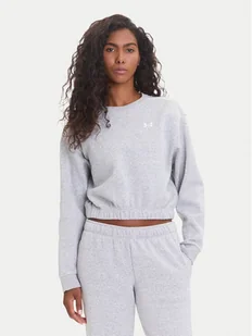 Under Armour Bluza Ua Rival 6007035 Szary Loose Fit - Bluzy damskie - miniaturka - grafika 1