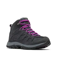 Buty trekkingowe damskie - Columbia Crestwood Mid Waterproof damskie buty trekkingowe, ciemnoszare, czajnik elektryczny, 42 EU, Ciemnoszary czajnik, 42 EU - miniaturka - grafika 1