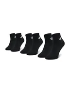Skarpetki damskie - adidas Zestaw 3 par wysokich skarpet unisex Mid-Cut Crew FM0643 Czarny - miniaturka - grafika 1
