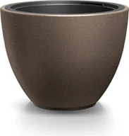 Donice - Doniczka Heos ECO Wood DBHEM400W ECO kawa Prosperplast - miniaturka - grafika 1