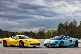 Pojedynek Ferrari Italia vs McLaren 570GT - Tor Kielce, Tor Słomczyn (Warszawa) - Czasopisma - miniaturka - grafika 1