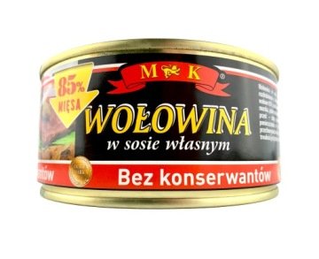 Wołowina w Sosie Własnym 300g Mk