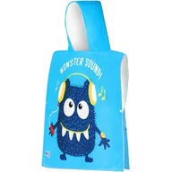 Okrycia kąpielowe dla dzieci - Ręcznik z kapturem NILS AQUA NAR20 Potwór 60 x 85 cm Wielokolorowy - miniaturka - grafika 1