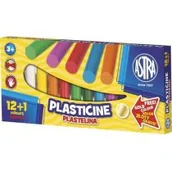 Masy plastyczne - Astra Plastelina 12+1 kolorów - miniaturka - grafika 1