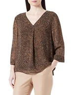 Bluzki damskie - s.Oliver BLACK LABEL Women's 2122177 bluzka, czarna, 42 - miniaturka - grafika 1