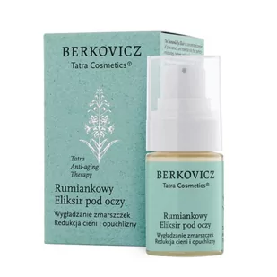 Eliksir Berkovicz Tatra Cosmetics Berkovicz Tatra Cosmetics Rumiankowy pod oczy 15.0 ml - Kosmetyki pod oczy - miniaturka - grafika 1