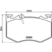 Klocki hamulcowe - Klocki hamulcowe - komplet TEXTAR 2289301 - miniaturka - grafika 1